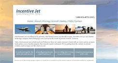 Desktop Screenshot of incentivejet.com